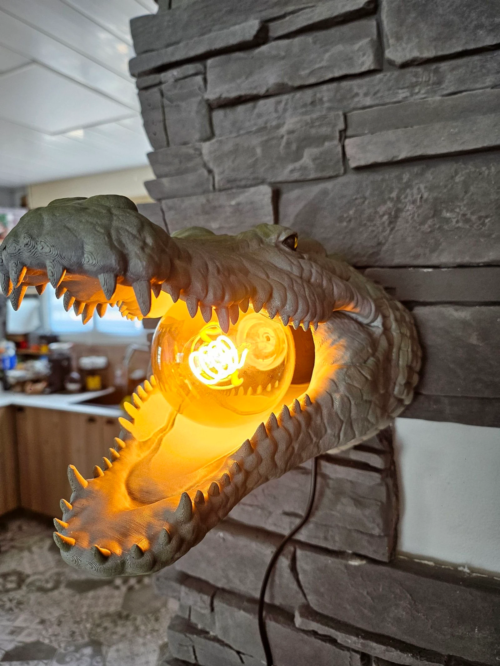 Lampe crocodile – photo 3